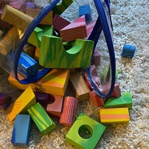 Colorful Foam Building Blocks Set